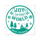 Plezier in het kerstlandschap  zelfinktende stempel (Design)