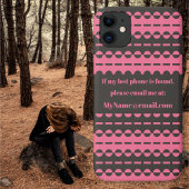 Plezier in houtskool en zalmroze Case-Mate iPhone case