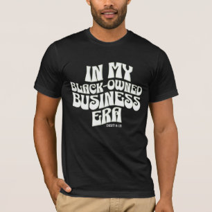 Plezier IN MIJN ZWART-BEZIT BUSINESS ERA Groovy Re T-shirt
