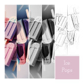 Plezier in moderne ijsspleet briefkaart