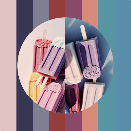 Plezier in moderne ijsspleet briefkaart