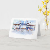 PLEZIER IN PACIFIC BEACH, SAN DIEGO, CALIFORNIË KAART (Gele Bloem)