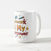 Plezier in studeren -no1 koffiemok (Voorkant rechts)