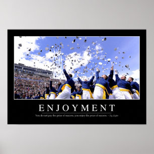 plezier: Inspirerend prijsopgave Poster