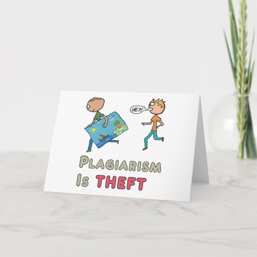 Plezier Is Diefstal Kaart (Voorkant)