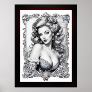 Plezier is mijn middelste naam AI Concept Art van  Poster