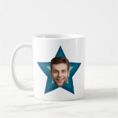 Plezier Kantoor CUSTOM Photo Cutout Retro Star Hum Koffiemok (Links)