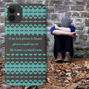 Plezier - Kool en Aqua Blue Case-Mate iPhone Case