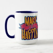 Plezier laat het gebeuren Quote Inspirivity Mok (Links)
