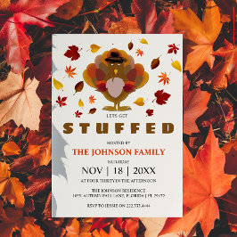 Plezier | Laten we ons te buiten gaan | Thanksgivi Kaart