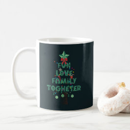 Plezier Liefde Familie Samen Kerstboom Koffiemok