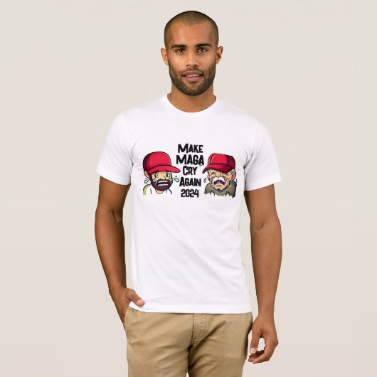 Plezier Maak MAGA weer huilen 2024 T-shirt (Voorkant volledig)