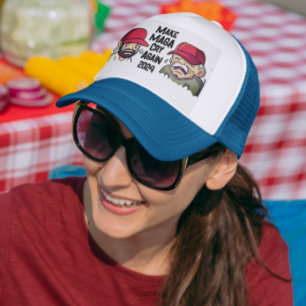 Plezier Maak MAGA weer huilen 2024 Trucker Pet