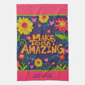 Plezier Maak vandaag een geweldige offerte Floral  Theedoek (Verticaal)