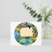 Plezier met dieren briefkaart (Staand voorkant)