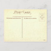 Plezier met Kerstmis, schaatsen op de vijver Feestdagenkaart (Achterkant)