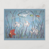 plezier met kware vis briefkaart (Voorkant)