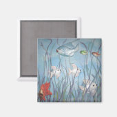 plezier met kware vis magneet (Voorkant / Achterkant)