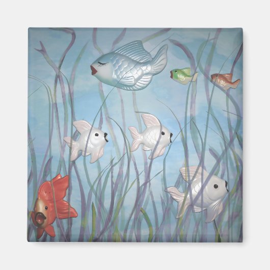 plezier met kware vis magneet (Voorkant)