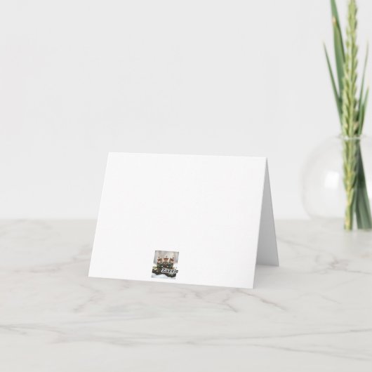 Plezier met Muizenkoor Feestdagen Kaart (Achterkant)