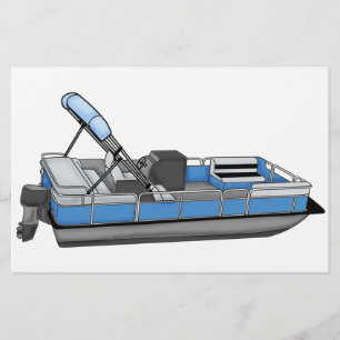 plezier met pontoon briefpapier