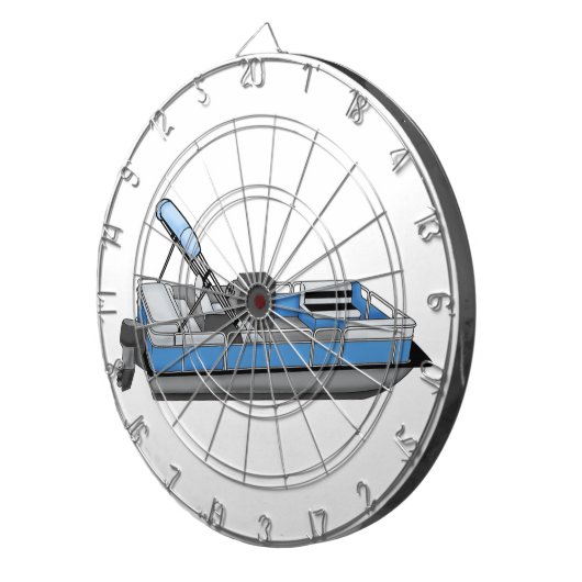 plezier met pontoon dartbord (Voorkant Rechts)