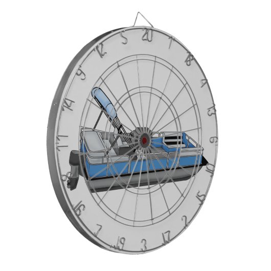 plezier met pontoon dartbord (Voorkant Links)