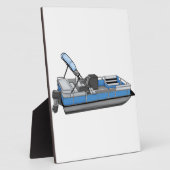 plezier met pontoon fotoplaat (Zijkant)