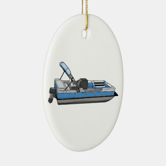 plezier met pontoon keramisch ornament (Rechts)