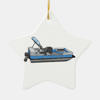 plezier met pontoon keramisch ornament