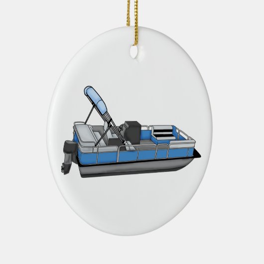 plezier met pontoon keramisch ornament (Rechts)