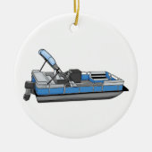 plezier met pontoon keramisch ornament (Voorkant)