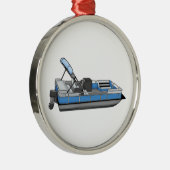 plezier met pontoon metalen ornament (Rechts)