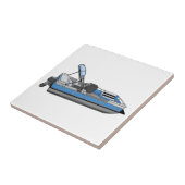 plezier met pontoon tegeltje (Zijkant)