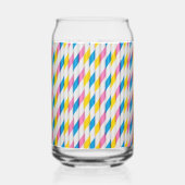 Plezier met rietjes! Drinkglazen Blikvorm Glas (Achterkant)