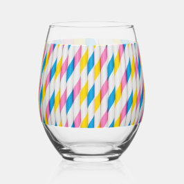 Plezier met rietjes! Drinkglazen Wijnglas Zonder Voet