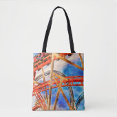 Plezier met Roller onderzetter canvas tas (Voorkant)