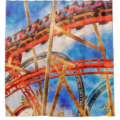 Plezier met roller onderzetter douchegordijn (Voorkant)