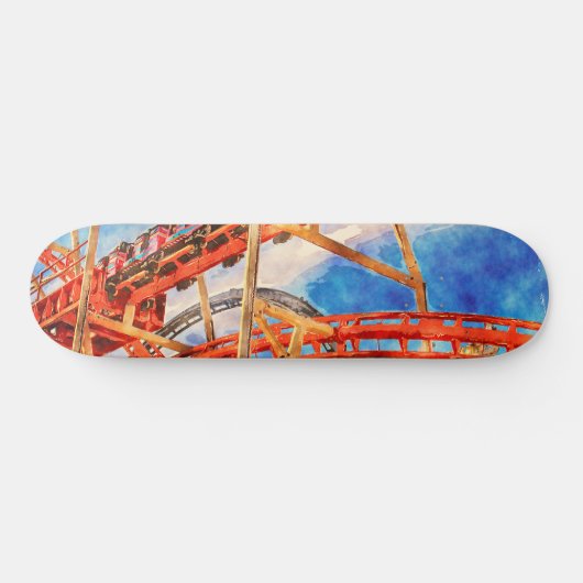 Plezier met roller onderzetter skateboard (Horizontaal)