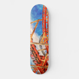 Plezier met roller onderzetter skateboard