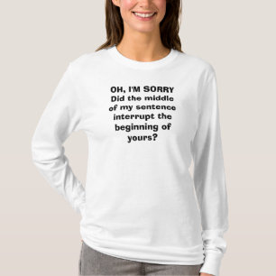 PLEZIER MET SARCASME T-SHIRT