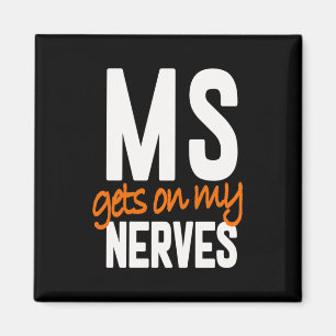 Plezier Multiple Sclerose Awareness MS Warrior - M Magneet