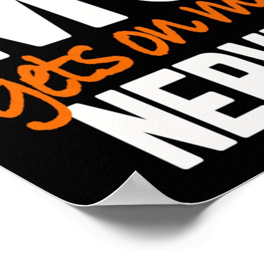 Plezier Multiple Sclerose Awareness MS Warrior - M Poster (Hoek)