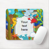 Plezier onder de zee Vis Kinderen Kids Computer Muismat (Met muis)