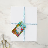 Plezier onder het zee kinderverjaardagsfeestje cadeaulabel (Met Touw)