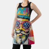 Plezier op 4 juli schort (Insitu)