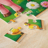 "Plezier op het Boerderij" - Jigsaw Puzzle Legpuzzel (Zijkant)