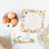 Plezier op het Boerderij Verjaardagsuitnodiging - Kaart