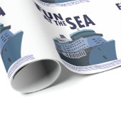 Plezier op het cruiseschip cadeaupapier (Rol Hoek)