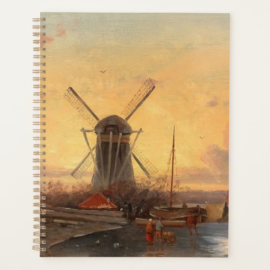 Plezier op het ijs Jan Jacob Coenraad Spohler Planner (Voorkant)